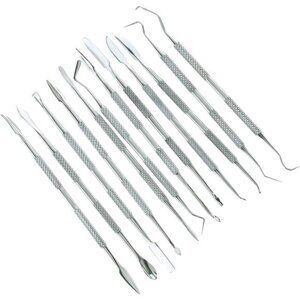 12-Piece Stainless Steel Wax Carvers Set, Wax & Clay Sculpting Tools